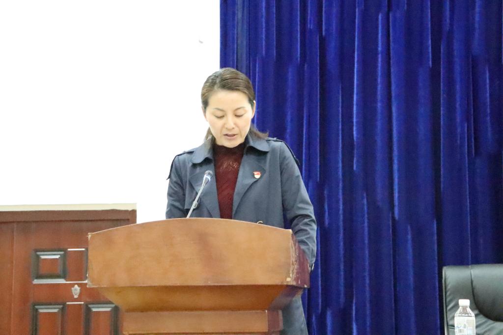 图二 公司党委副书记吴湘军致辞(杨昕冉摄)